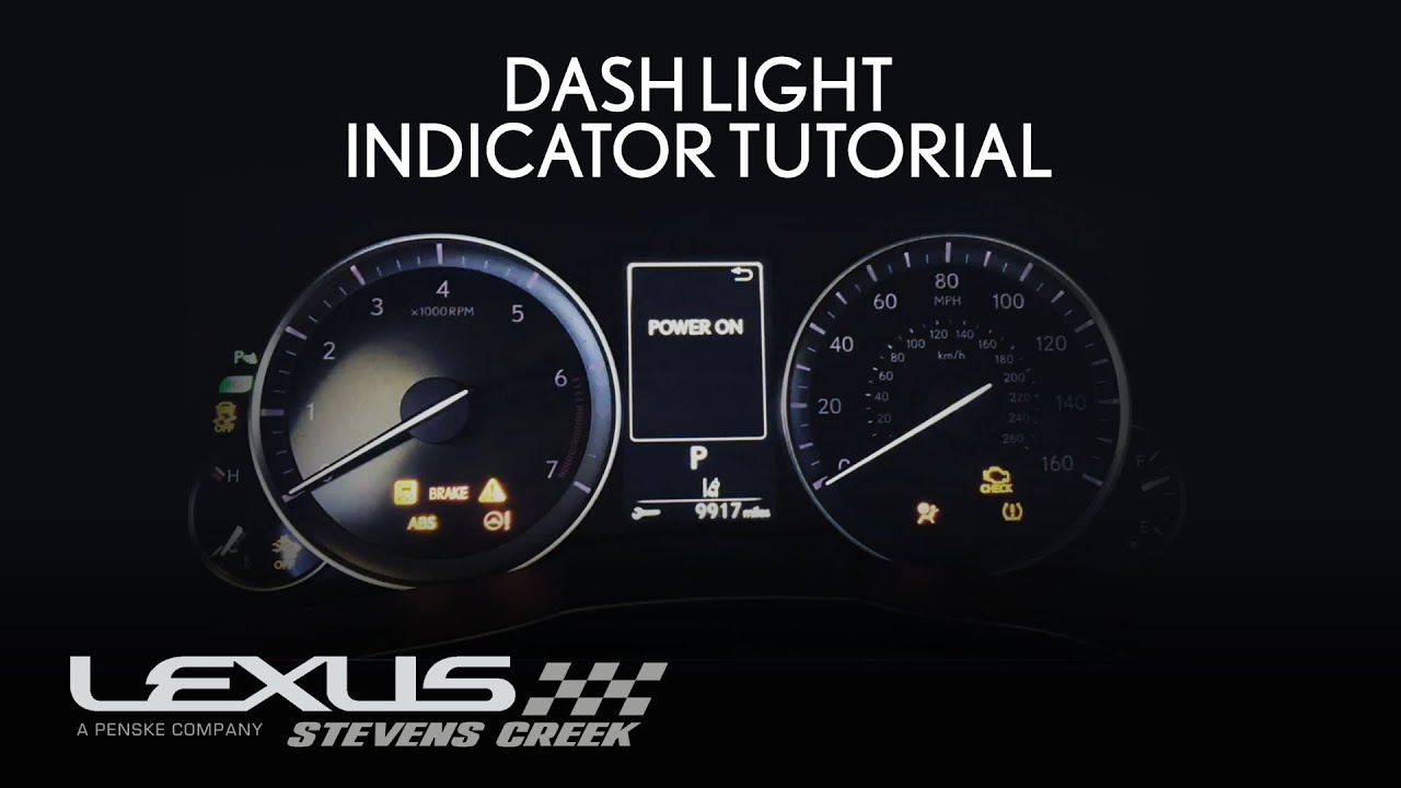 Dash Light Indicator Tutorial | Lexus Stevens Creek