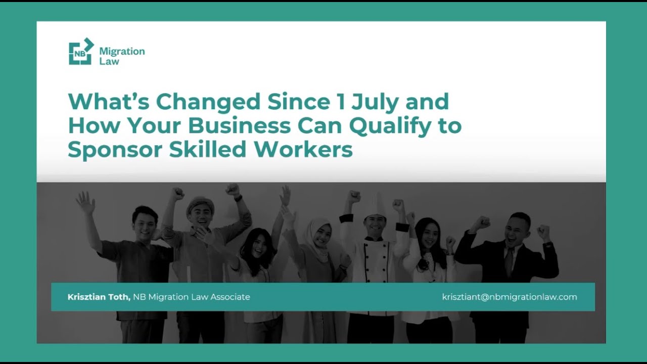 NBML Webinar Recap: Qualifying for Employer Sponsorship in 2025 - What’s Changed Starting 1 July