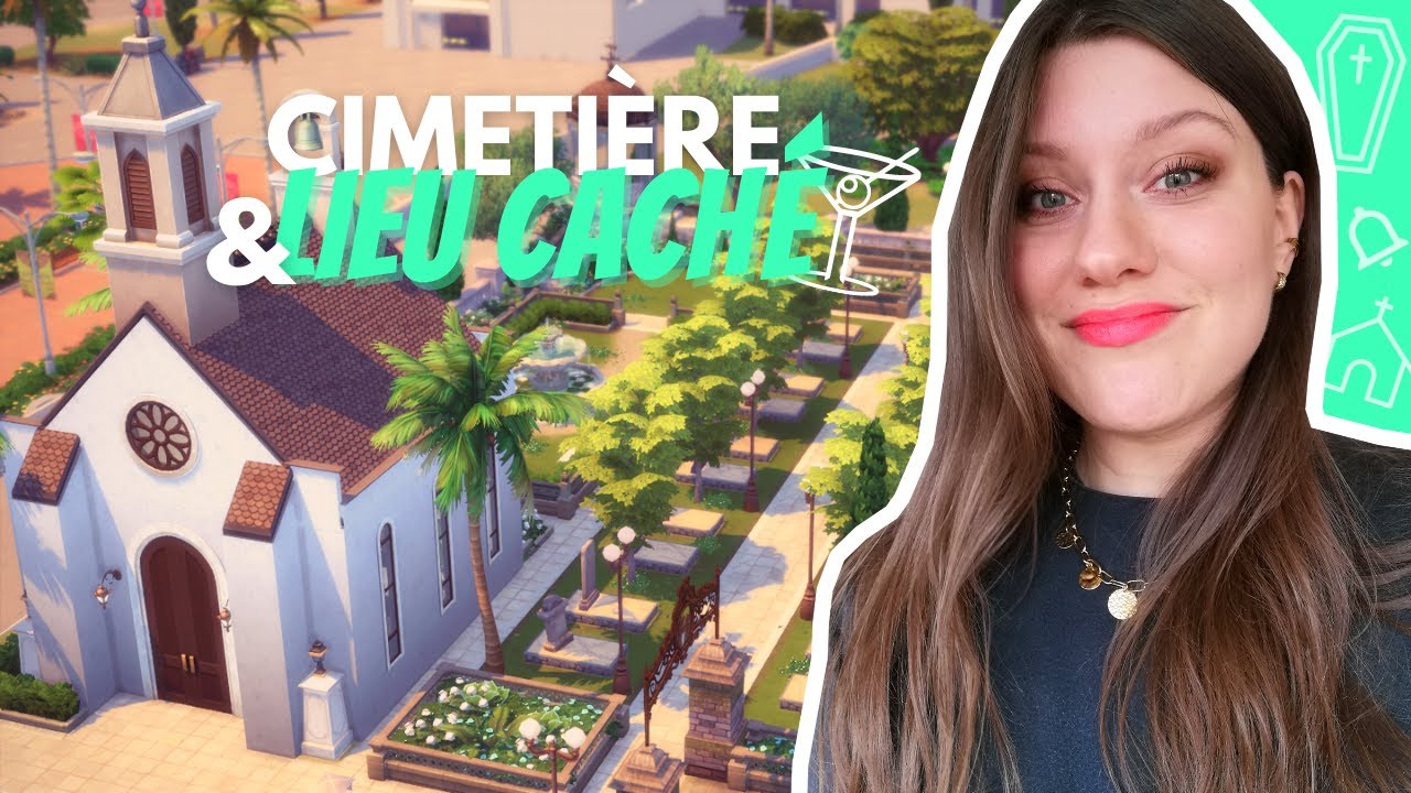 2 en 1, je construis un cimetière un peu spécial ! 💀💃 1/2 | SIMS 4