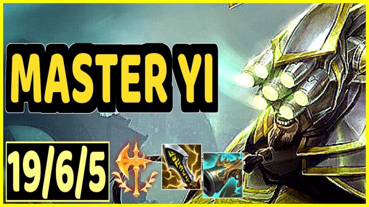 MASTER YI VS EKKO - 19/6/5 KDA JUNGLE GAMEPLAY