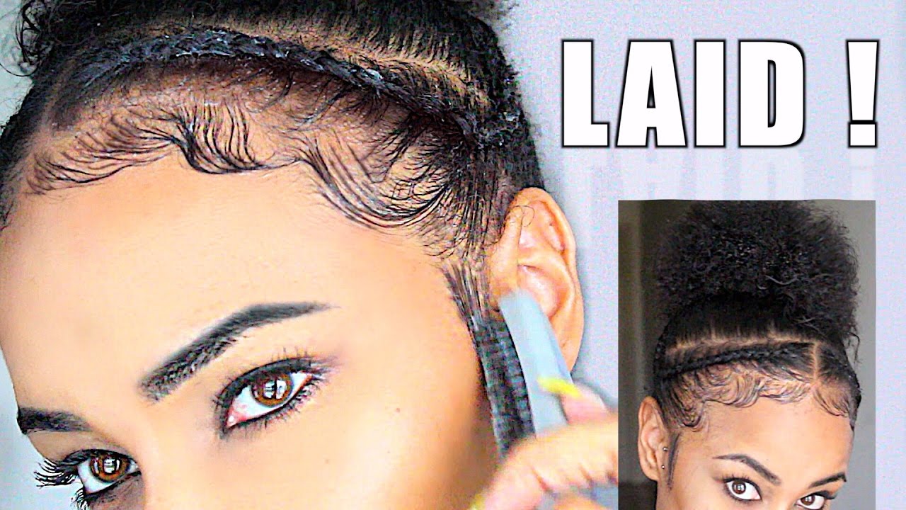 How To Slay & Lay Your Edges - Baby Hair Natural Hair Tutorial!
