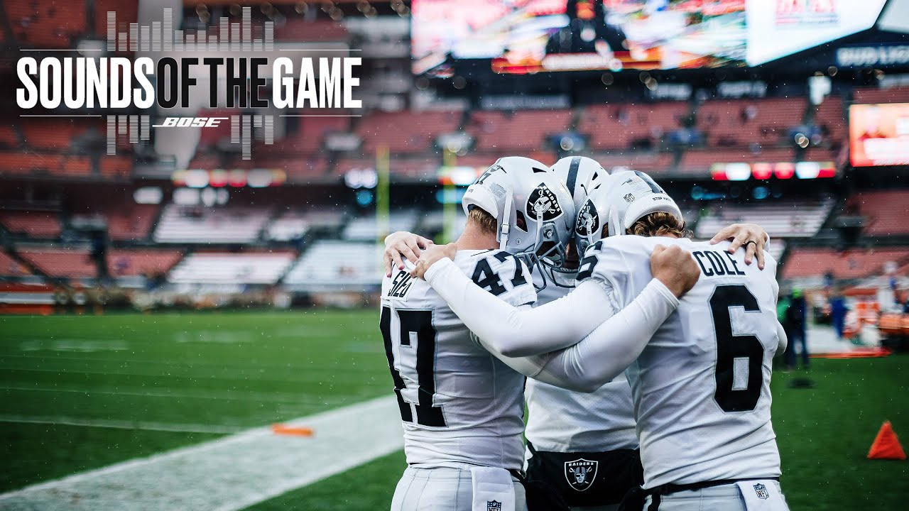 Raiders Week 8 Victory vs. Cleveland Browns | Sounds of the Game | Las Vegas Raiders