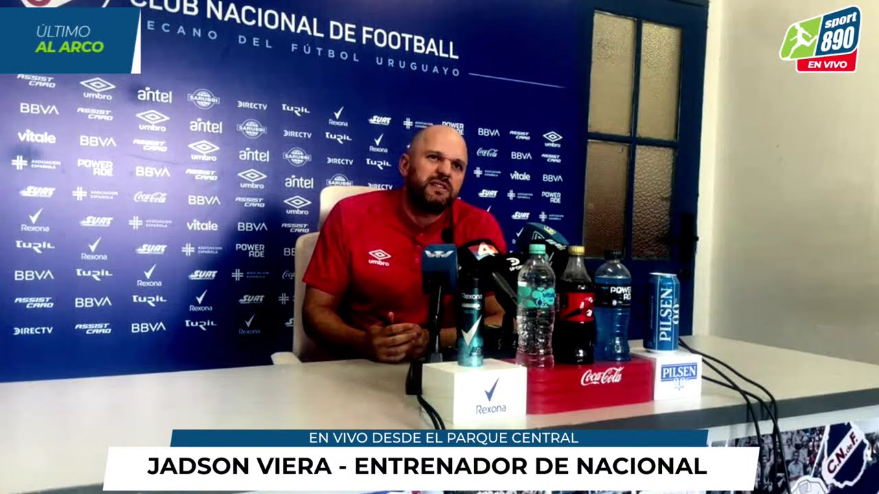 JADSON VIERA: CONFERENCIA DE PRENSA DEL DT DE NACIONAL PREVIO AL CLÁSICO DEL APERTURA