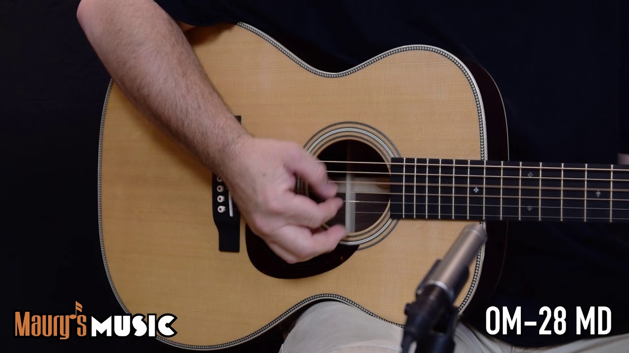 The Martin OM-28 Modern Deluxe vs 000-28 Modern Deluxe at Maury’s Music