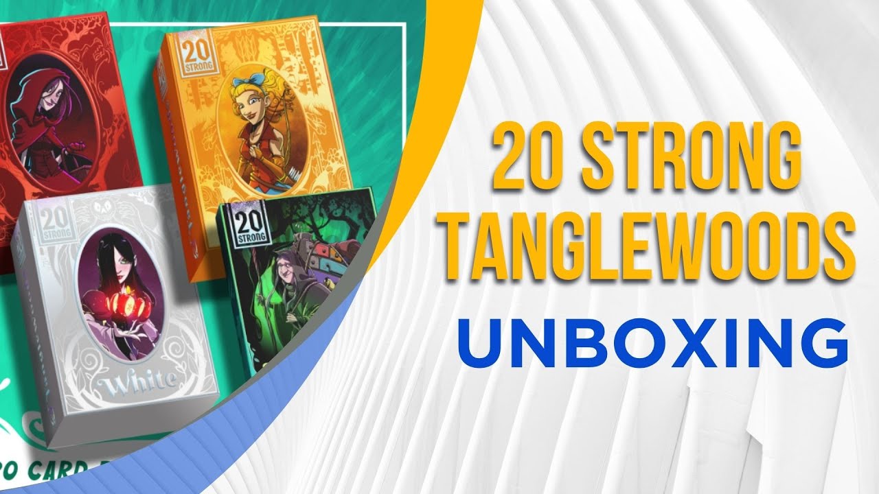 20 Strong Tanglewoods: распаковка и аксессуары