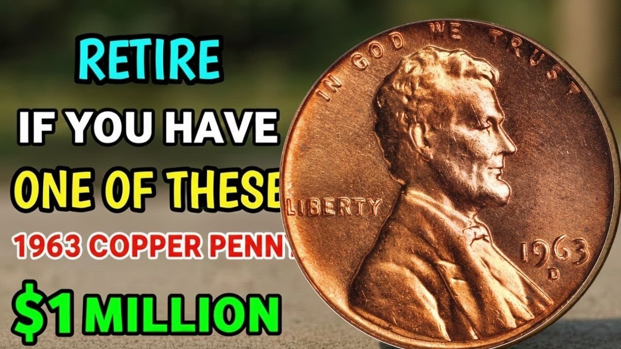 Rare 1963 Penny Worth $15,000?! Vintage Coin Collector’s Dream
