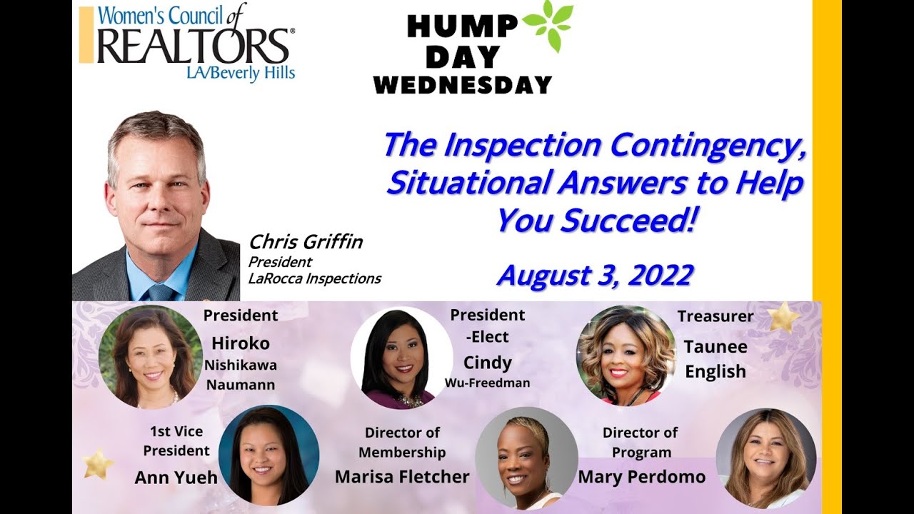 Hump Day Wednesday: The Inspection Contingency | 08.03.2022