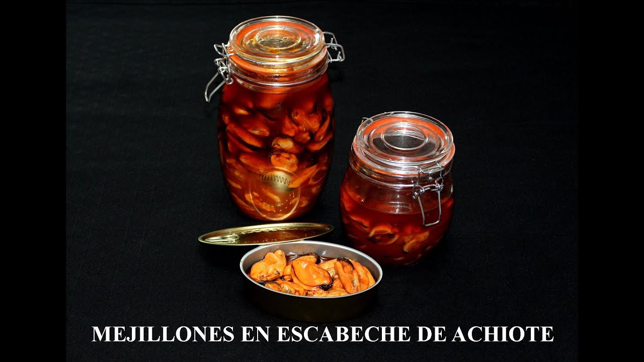 Mejillones en Escabeche de Achiote