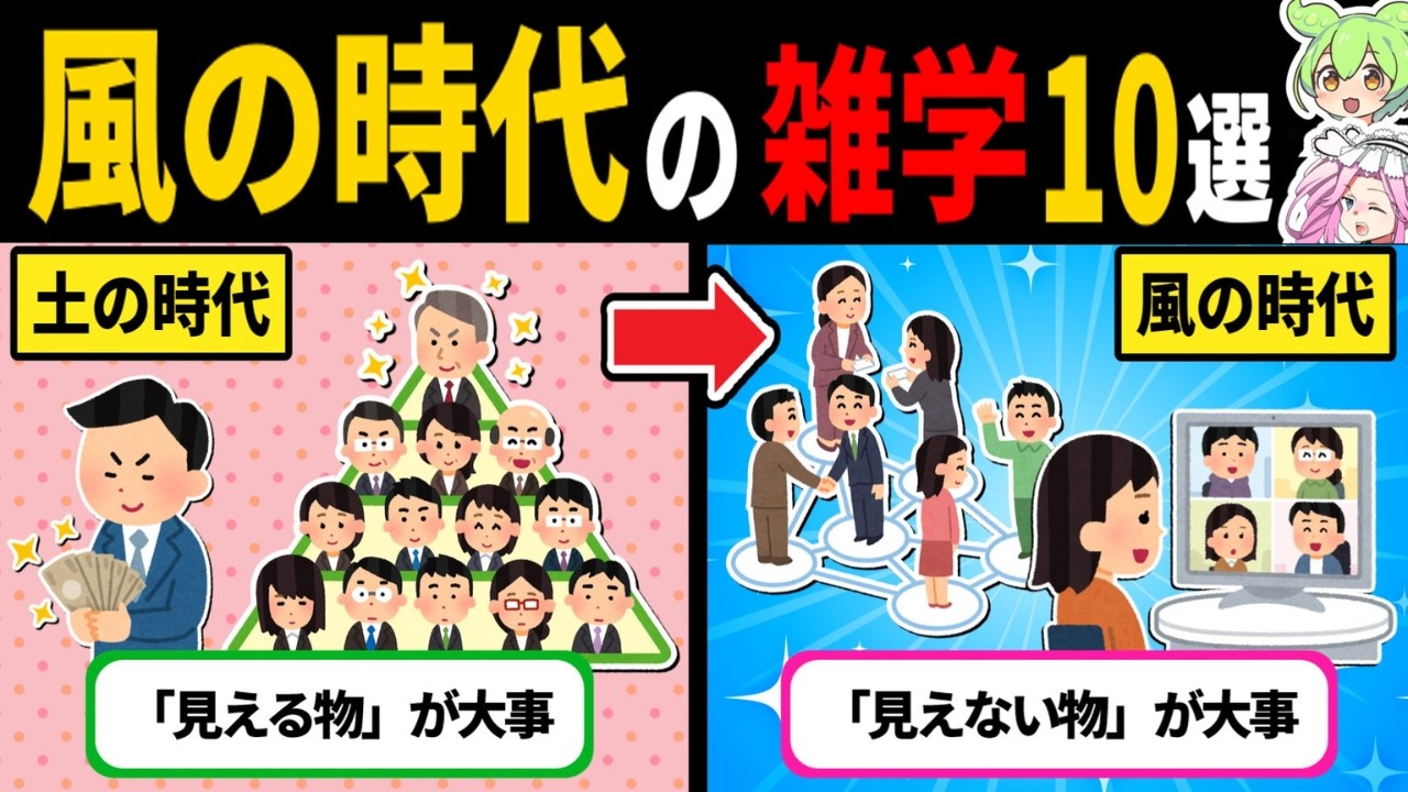 【2025年】風の時代がついに本格化｜特徴とやるべきこと【ずんだもん】【解説】