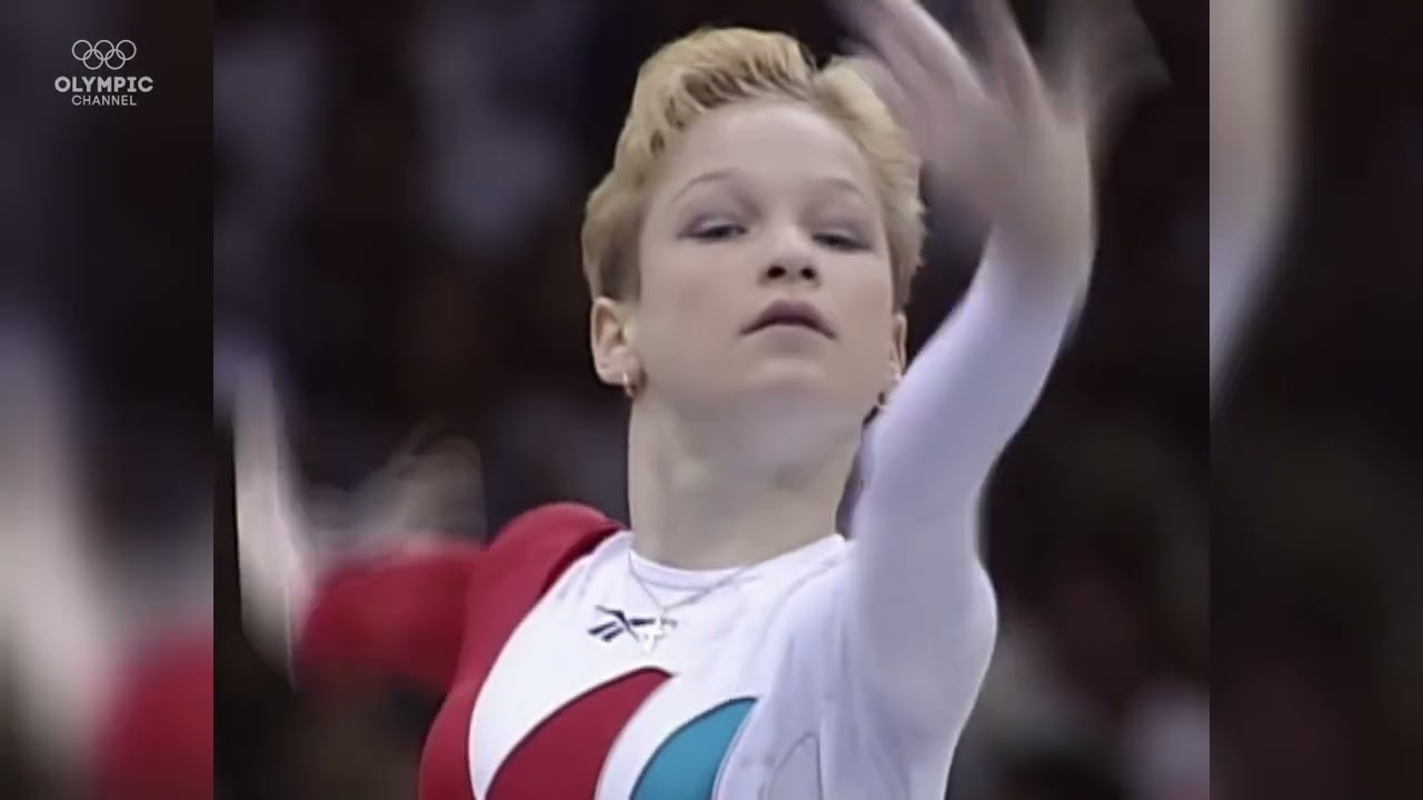 TO RUS 1996 Olympics   Elena Grosheva FX 9 775