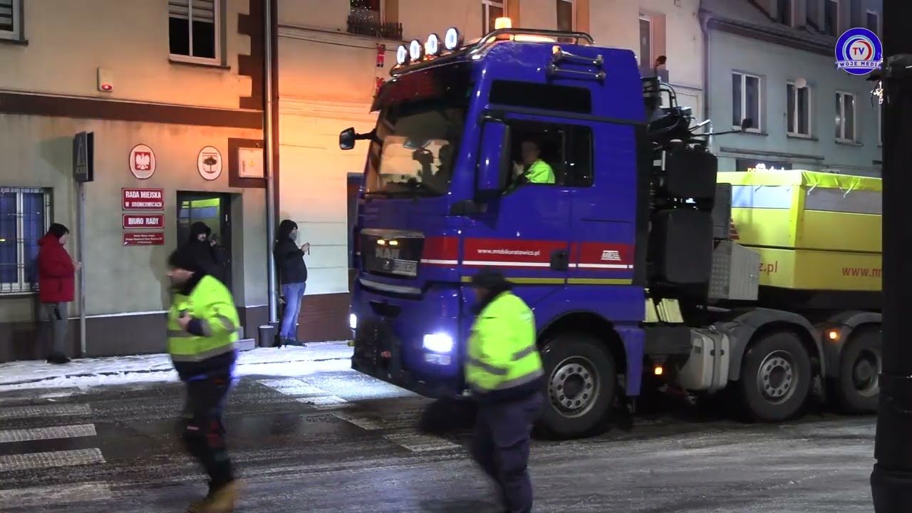 TRANSPORT PONADNORMATYWNY TRASA KĘDZIERZYN - KNURÓW
