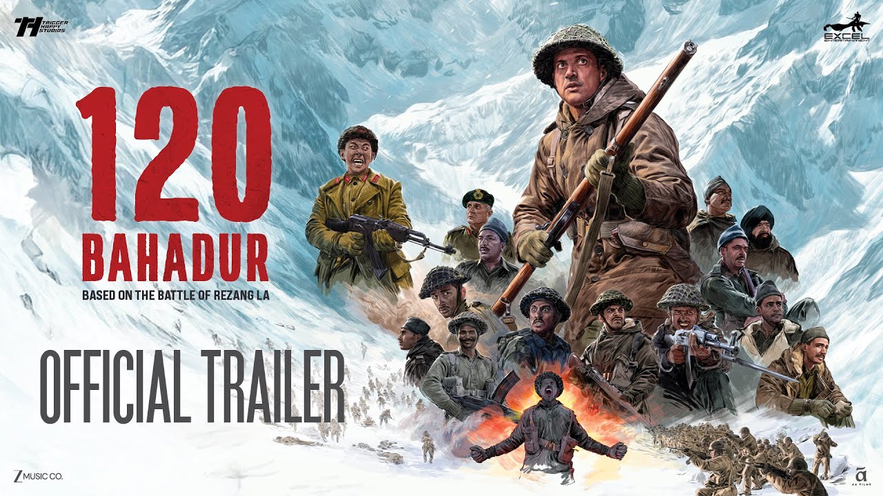 120 Bahadur | Official Trailer | Farhan Akhtar | Raashii Khanna | 21st November