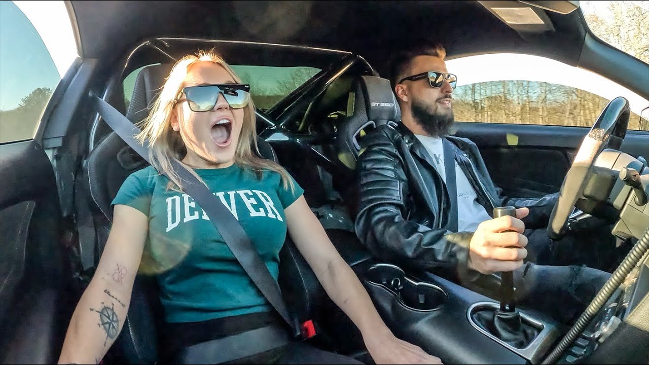 Мама и дочь в восторге от моей САМОЙ БЫСТРОЙ машины! (Mustang GT350 мощностью 1500 л.с.!)