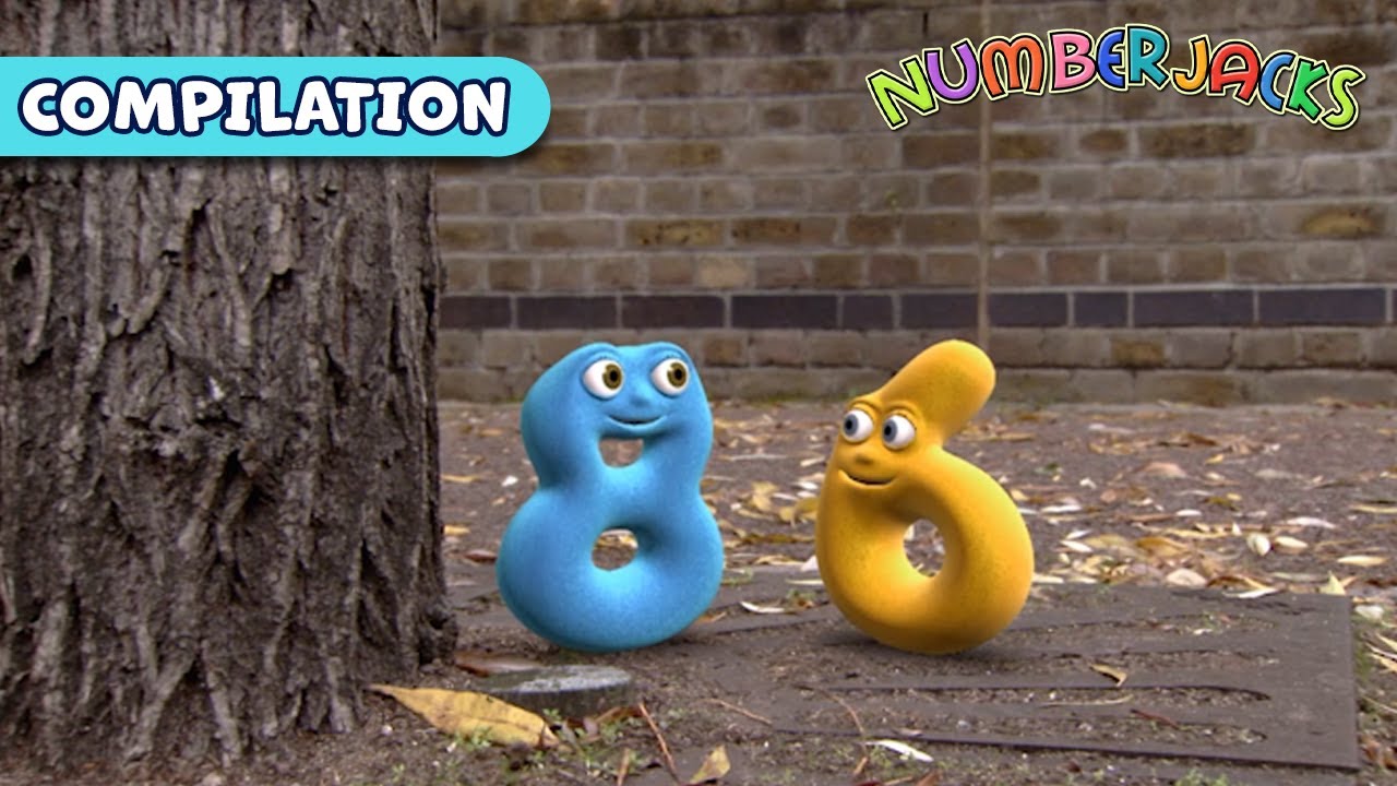 Up and Down, Round and Round! – What is Direction? | Numberjacks Episode Compilation