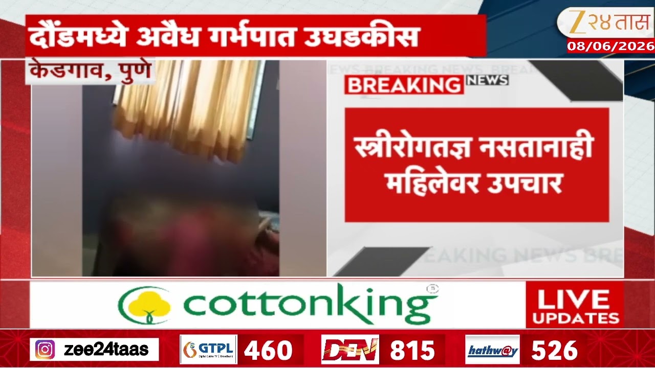Daund Kadegaon Case Filed On Two Doctors In Abortion Case | दौंडमध्ये अवैध गर्भपात उघडकीस