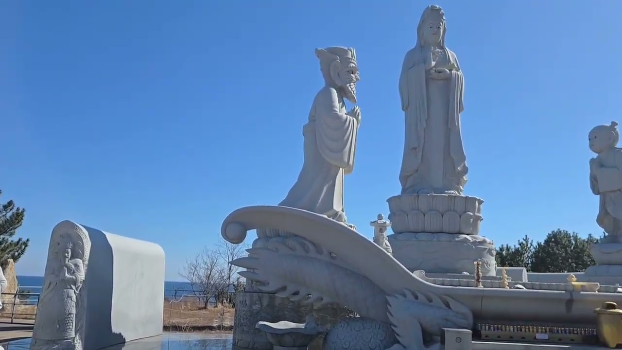 강원도 양양 휴휴암 동해 바다풍경 