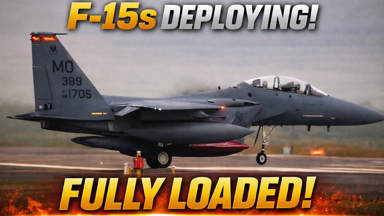 USAF F-15s from Mountain Home Take Off from RAF Lakenheath | Heavy Fuel Load Departure 01/03/26