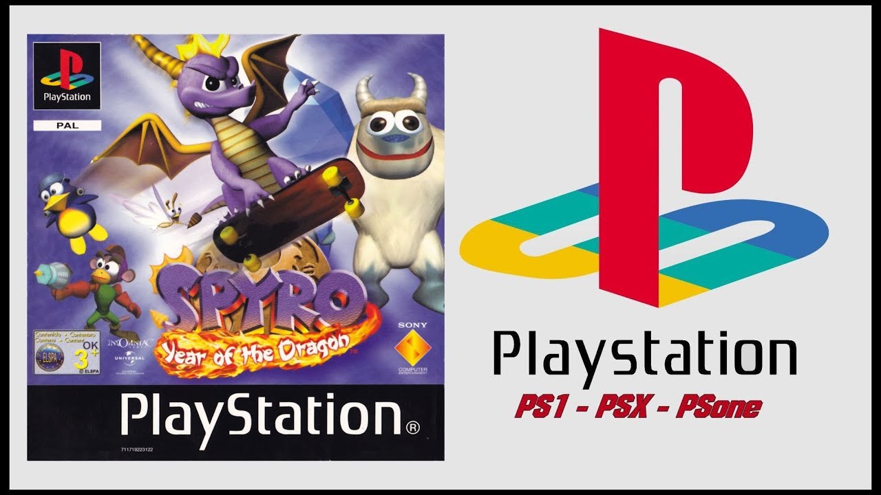 Spyro - Year of the Dragon (PS1)(2000) Intro + Gameplay (HD)