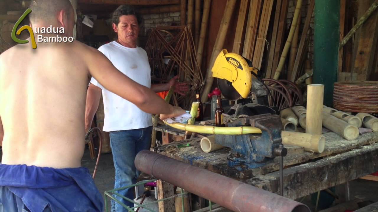 Bending Bamboo by Applying Heat