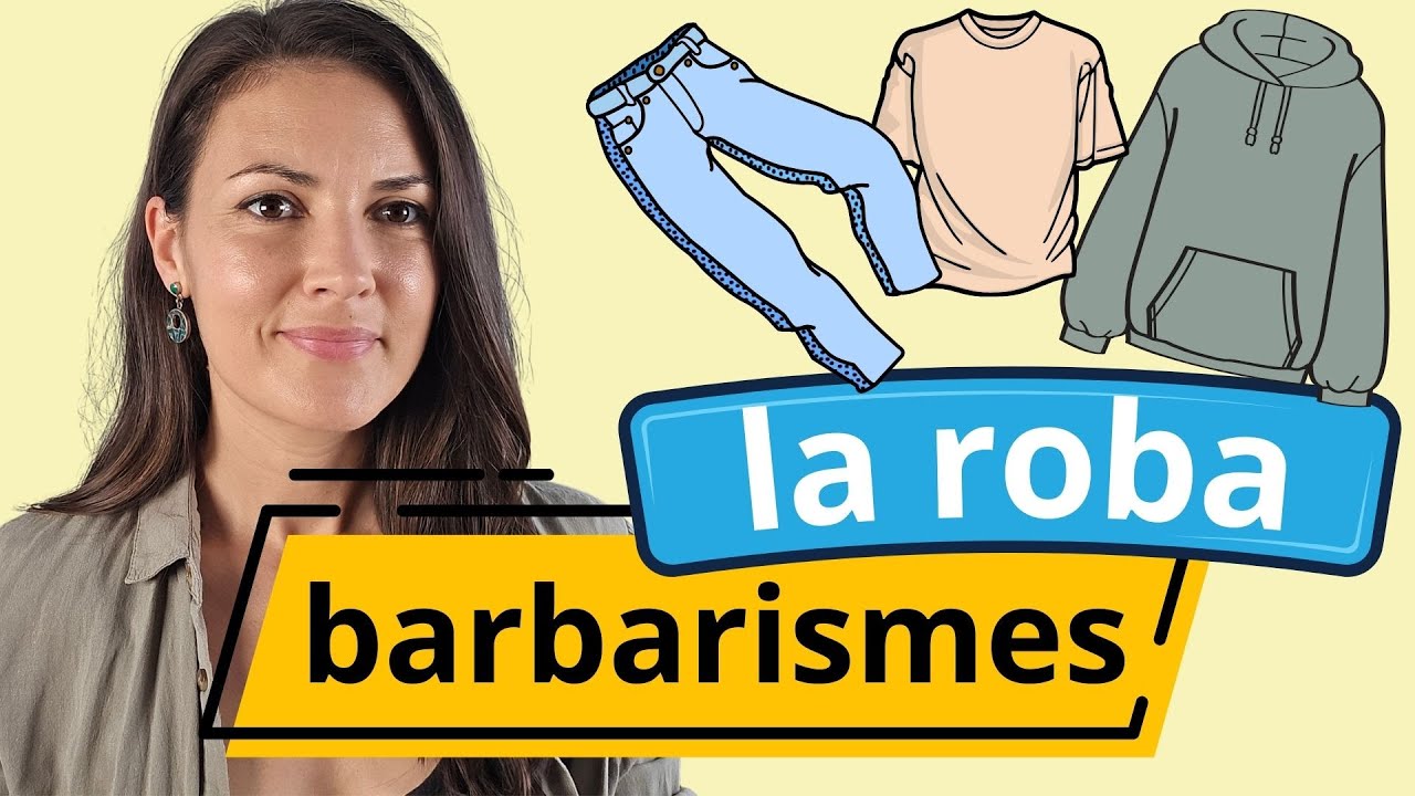 👗 La roba en català | Exercici de BARBARISMES amb les peces de vestir