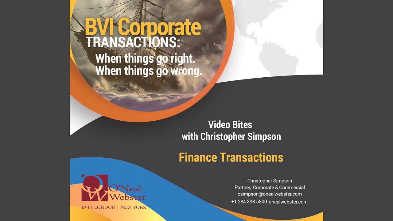 BVI Corporate Transactions | Finance