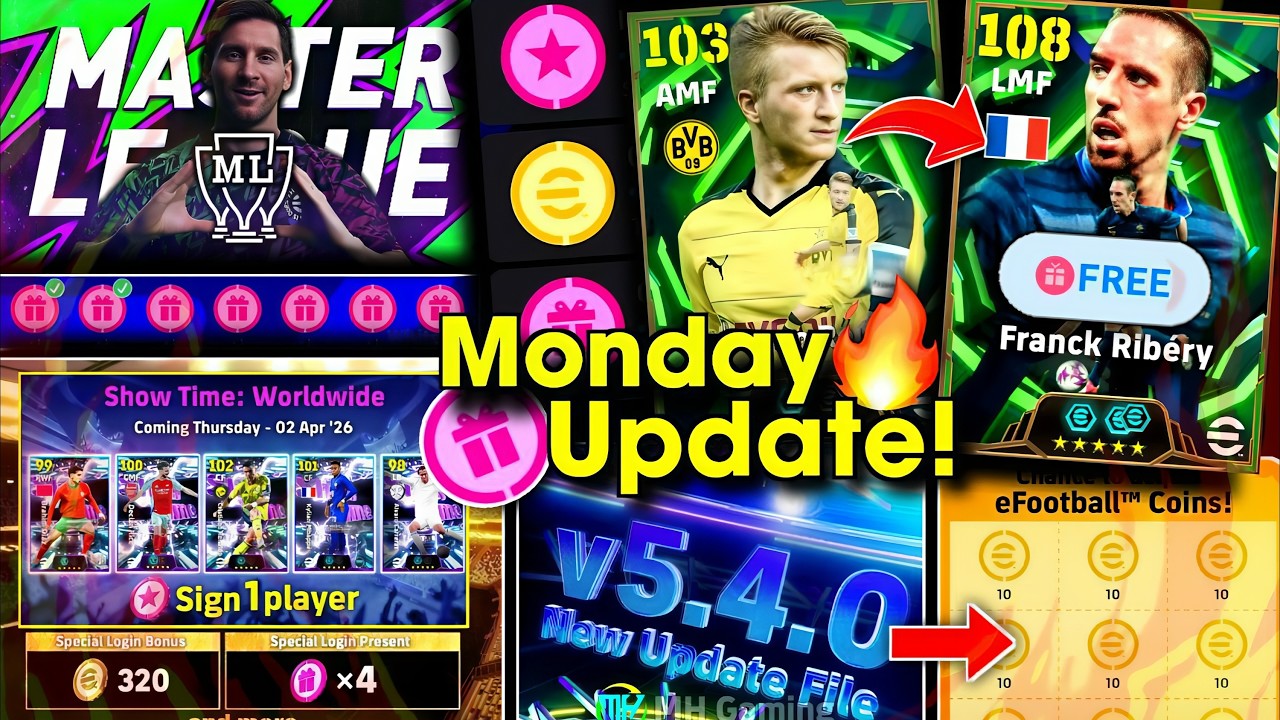 Что нас ждёт завтра, в понедельник, и в следующий четверг в eFootball 2026 | Бесплатное обновлени...