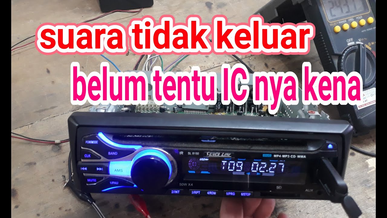 Cara Memperbaiki DVD mobil tidak ada suara