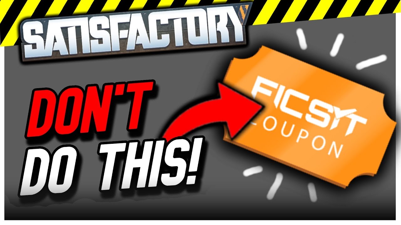 Этот ПРОСТОЙ ТРЮК даст вам 4x КУПОНЫ!! – Satisfactory 1.0