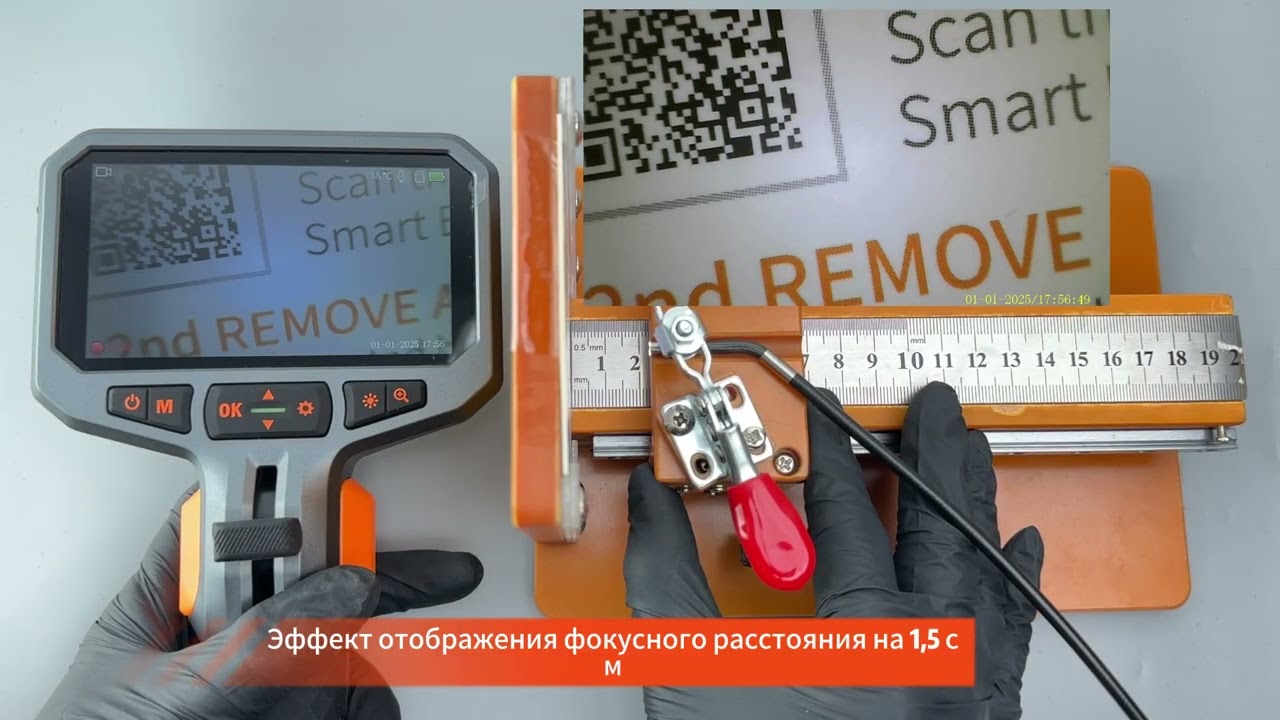 TESLONG двусторонний 210-градусный артикуляционный эндоскоп Камера/4.5&ldquo; HD дисплей/ 3.9 мм/1.2 м