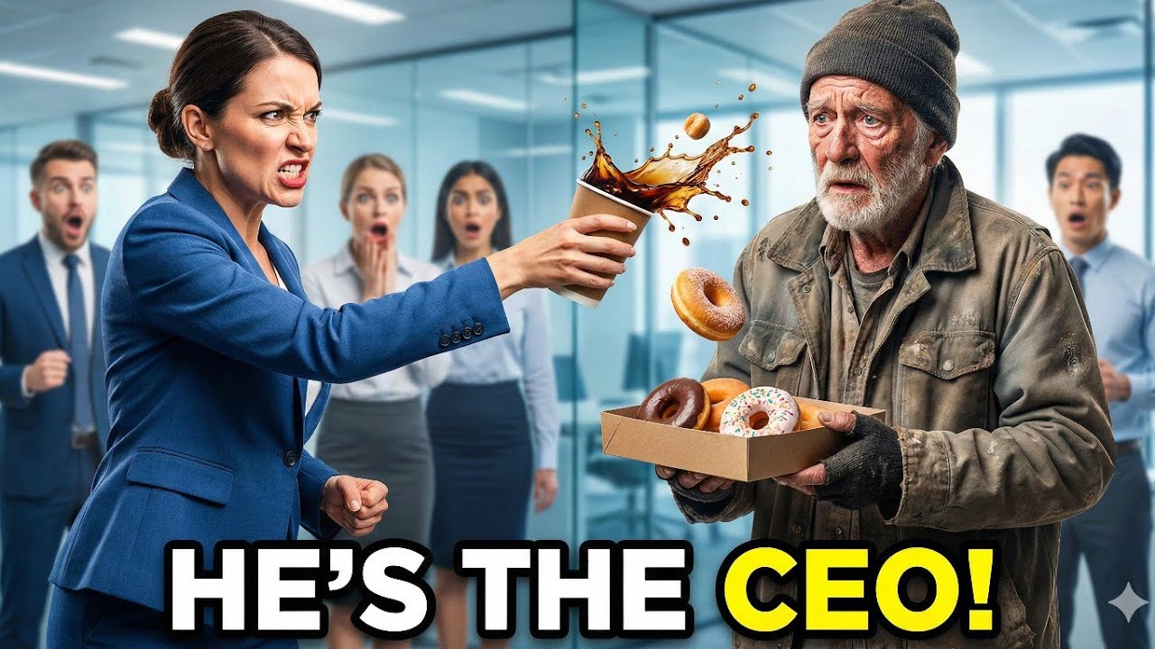Entitled Manager Throws Coffee on Old Man, Doesn't Know He's the CEO.