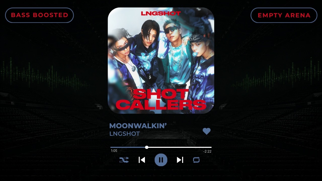 [BASS BOOSTED + EMPTY ARENA] LNGSHOT - MOONWALKIN' |kpoptifyy