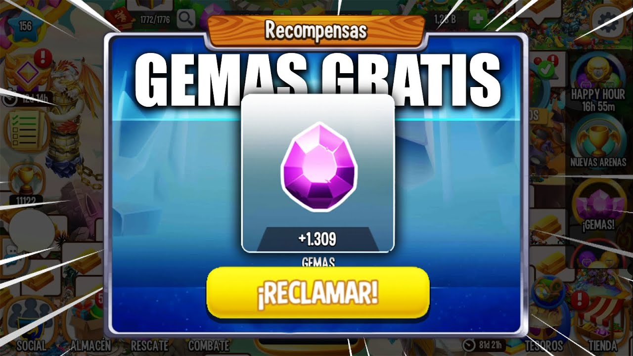 GANA YA 1309 GEMAS GRATIS MUY FACIL (EXPLICADO)