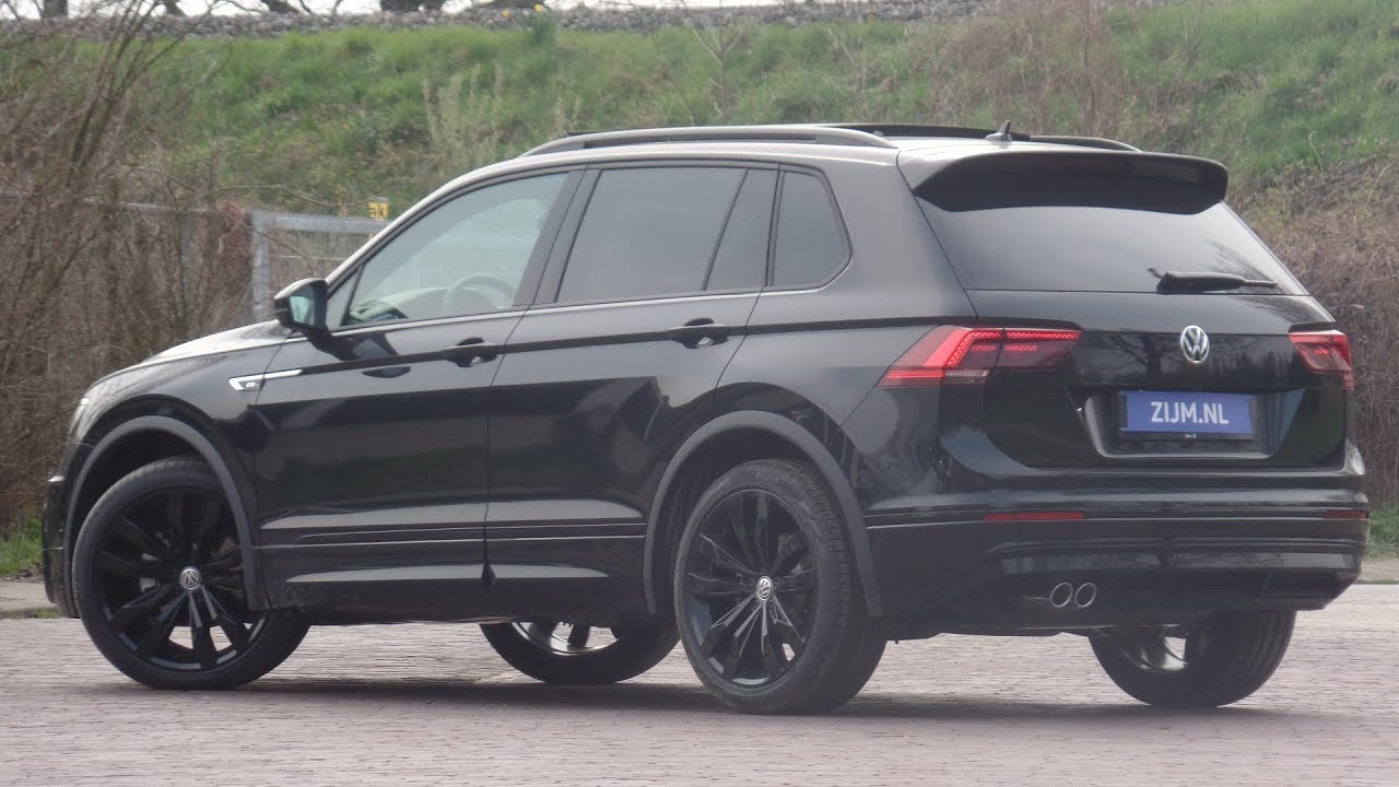 Volkswagen NEW Tiguan 2019 R-Line Black Style Deep Black Pearl Walk around & detail inside