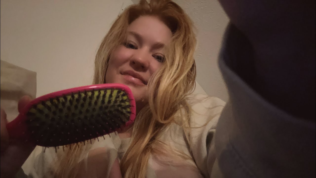 lofi asmr: brushing hair & scalp massage for sleep 😴 