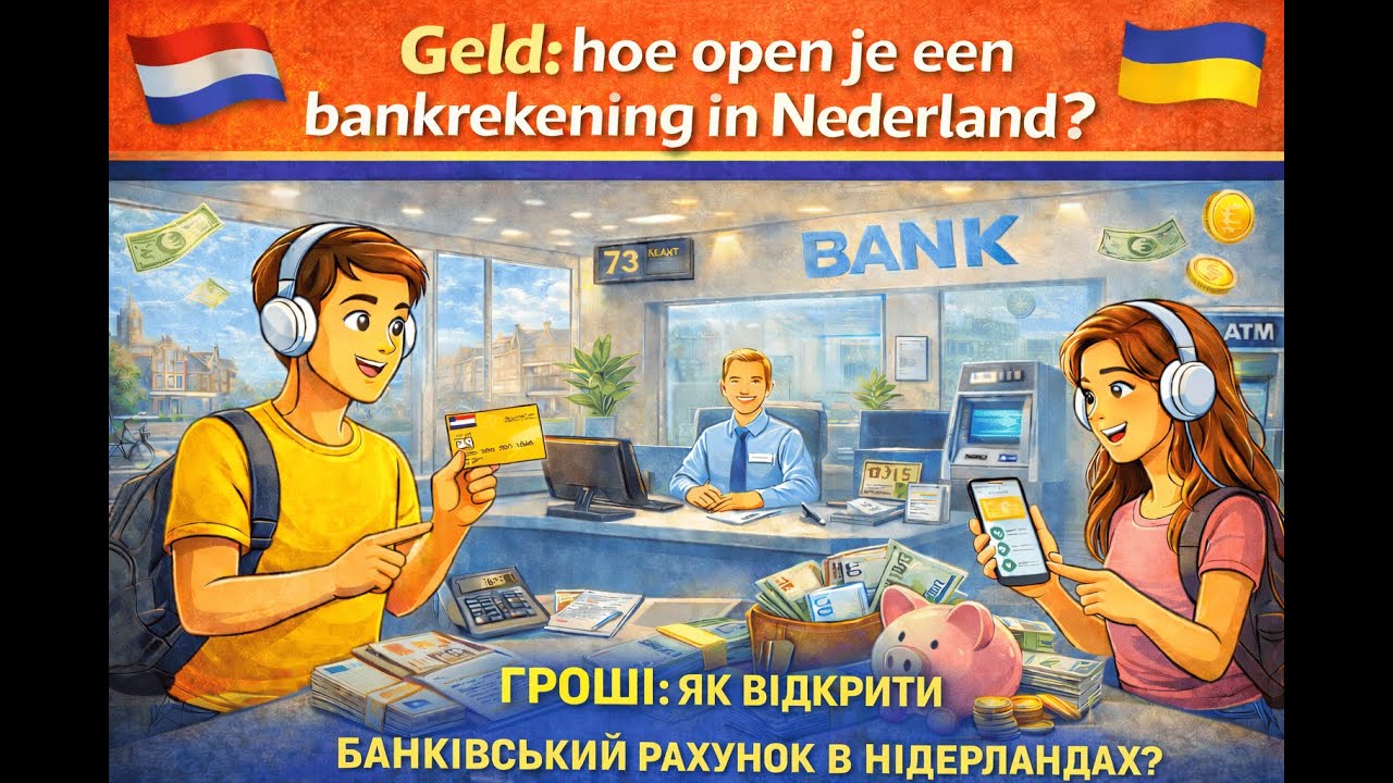 Гроші в Нідерландах. Як відкрити банківський рахунок? - Geld: hoe open je een bankrekening in NL?