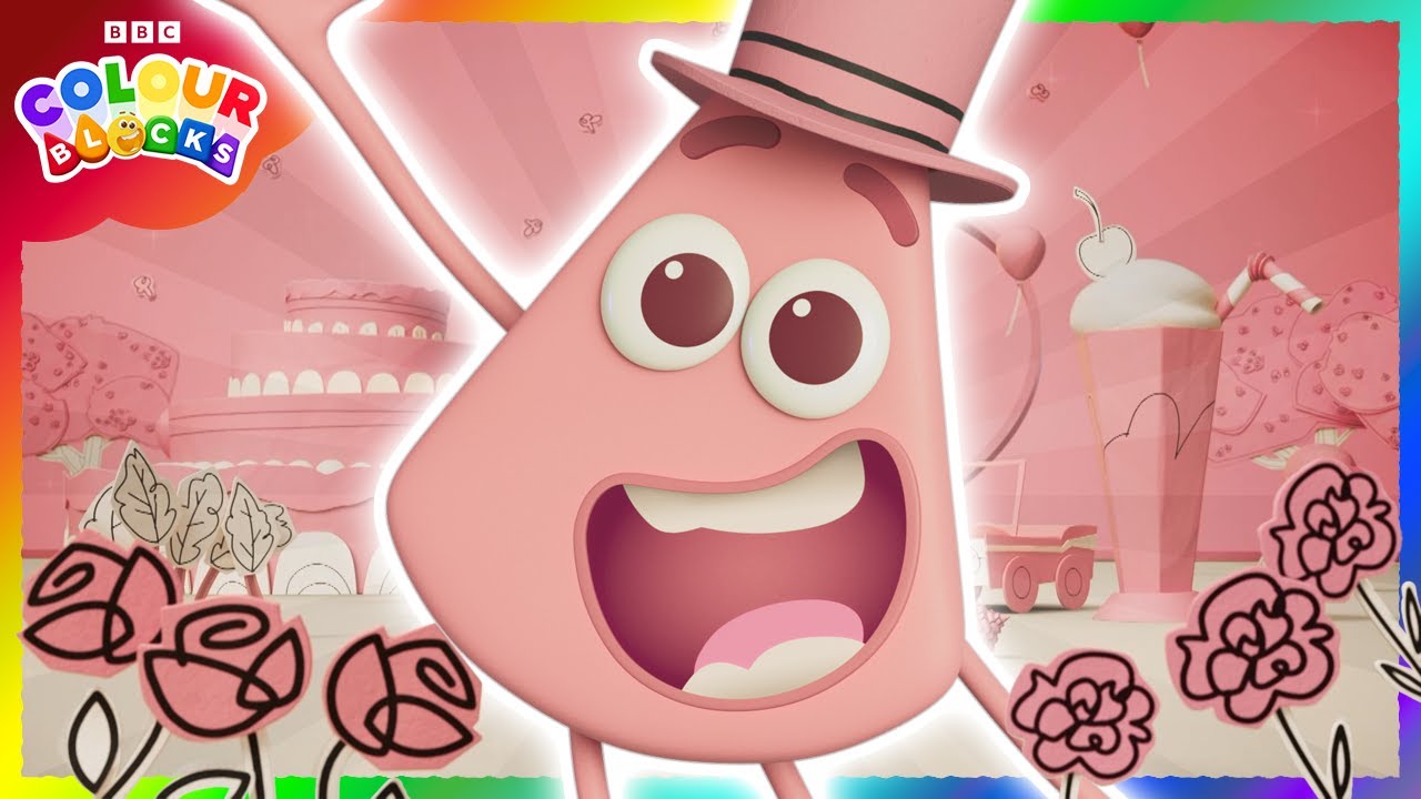Fun Fun Fun with Pink! 🦩 | Colours for Kids | @colourblocks