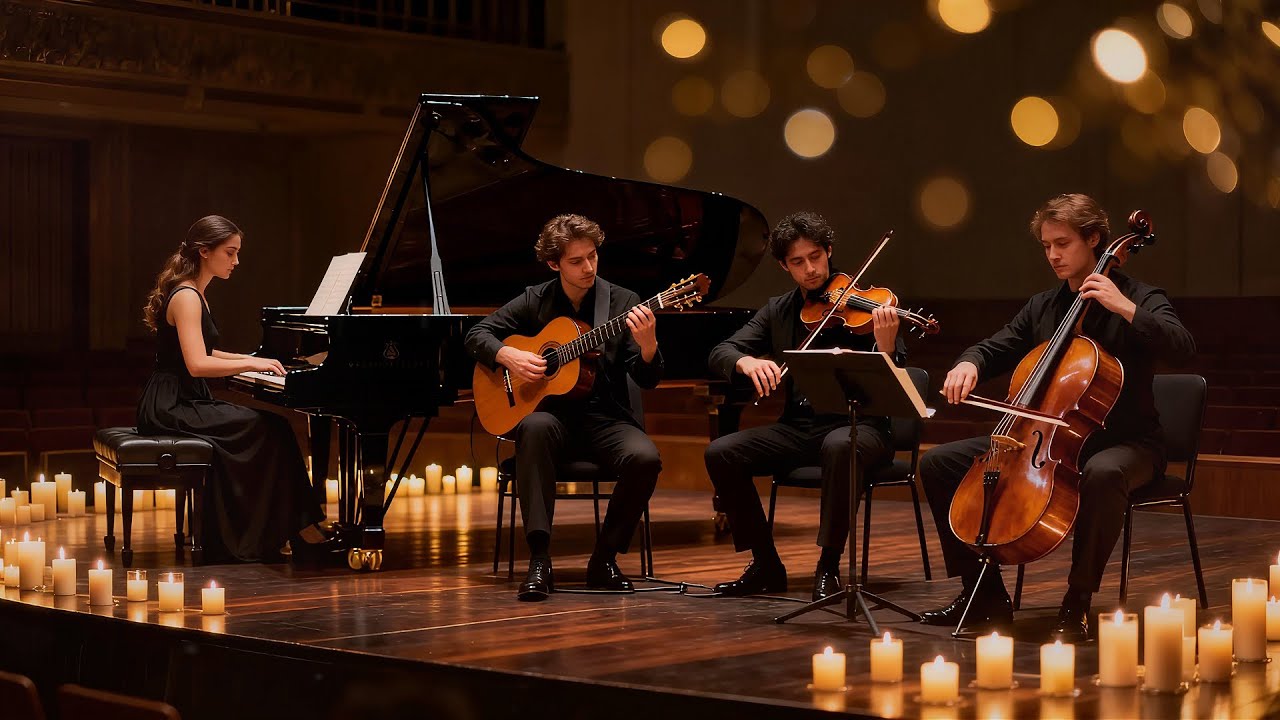 So Soft, So Sacred 🎻 Whispered Piano, Haunting Violin & Resonant Cello | Candlelight Concert 🕯️