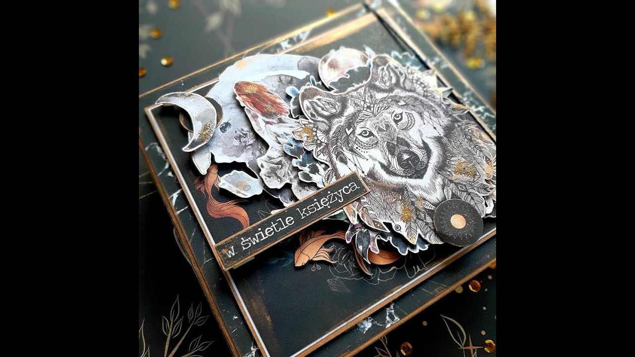ALBUM "MÓJ ŚWIAT" - KOLEKCJA ECLIPSE ZOJU DESIGN - WARSZTAT ONLINE U SCRAPKATE