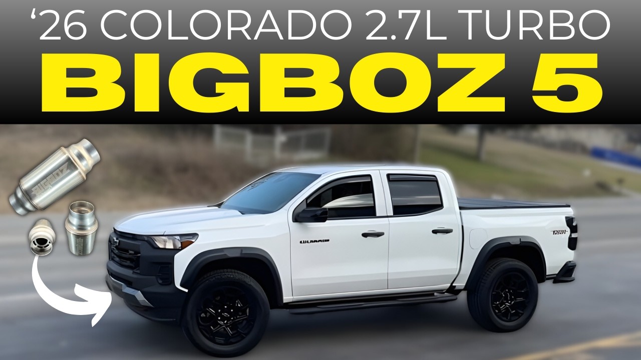 Chevy Colorado Trail Boss 2,7 л. 2026 года с турбонаддувом и BIGBOZ 5!