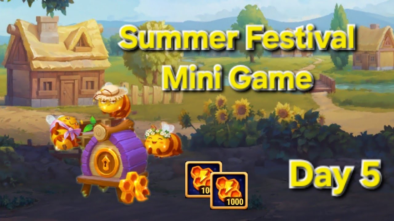 Mini Game Day 5 - Summer Festival 2026 🐝 