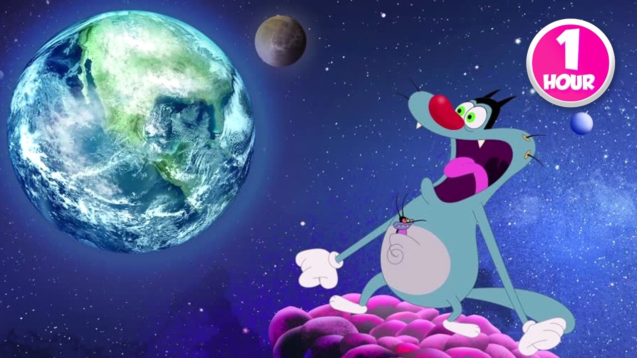Oggy Goes to Mars! | OGGY TV | 1 Hour Compilation | New Episodes in HD