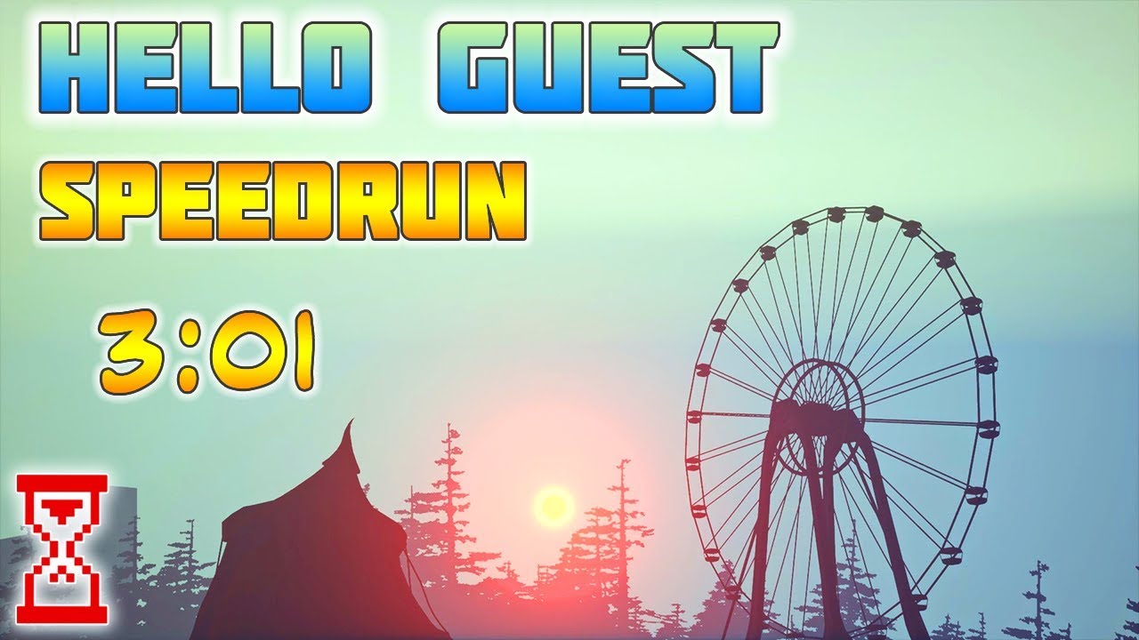 Прохождение за 3:01| Hello Guest Speedrun