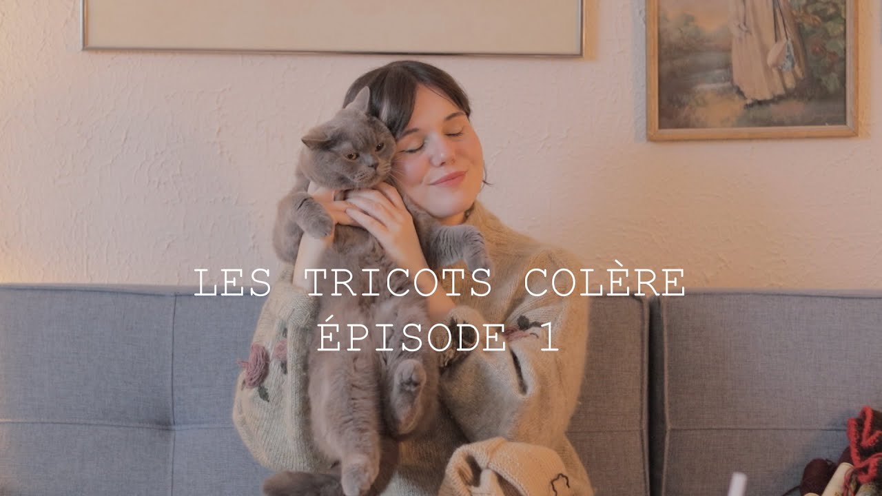 01 / LES TRICOTS COL&Egrave;RE : Je me pr&eacute;sente, projets en cours, projets rat&eacute;s et pas mal de jasage !