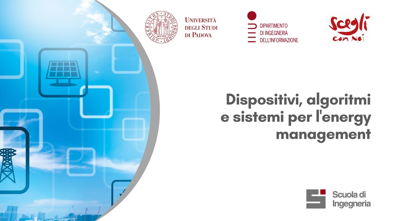 Dispositivi, algoritmi e sistemi per l'energy management
