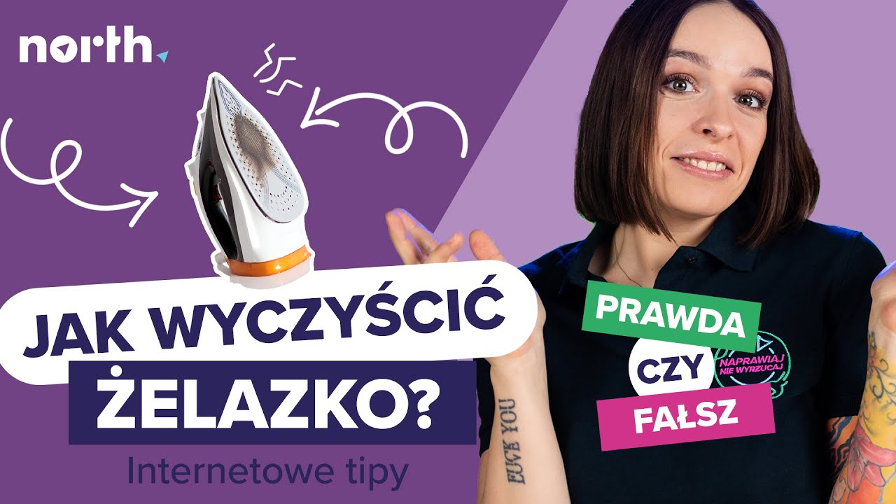 Jak wyczyścić żelazko?🤔 Internetowe Tipy - Prawda✔️czy Fałsz❌? #naprawiajniewyrzucaj | North.pl