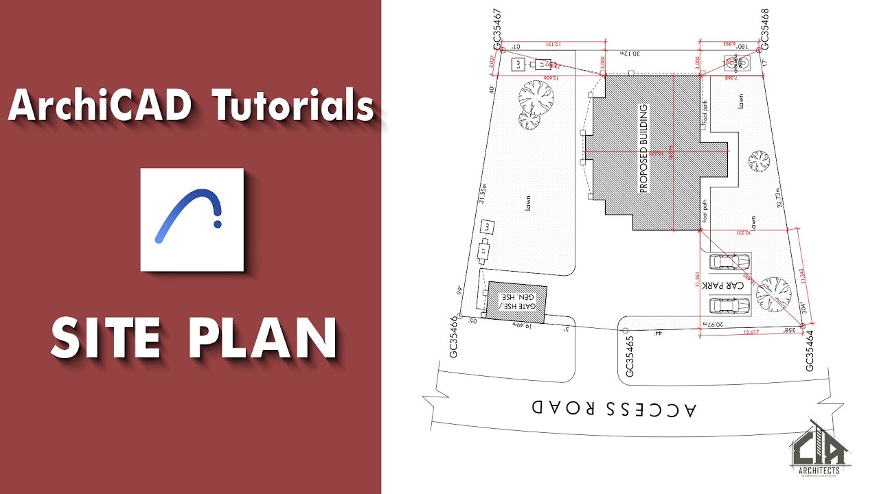 Учебное пособие ArchiCAD: Создание плана участка
