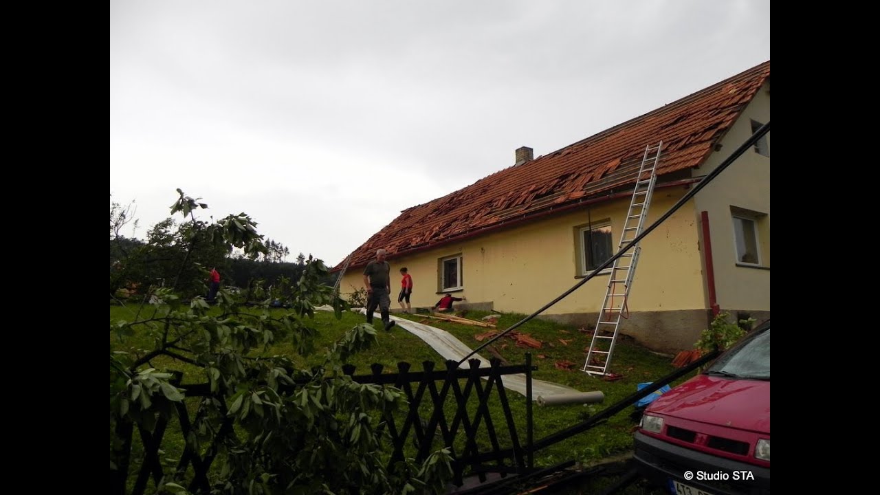 V Krnově řádilo ničivé tornádo