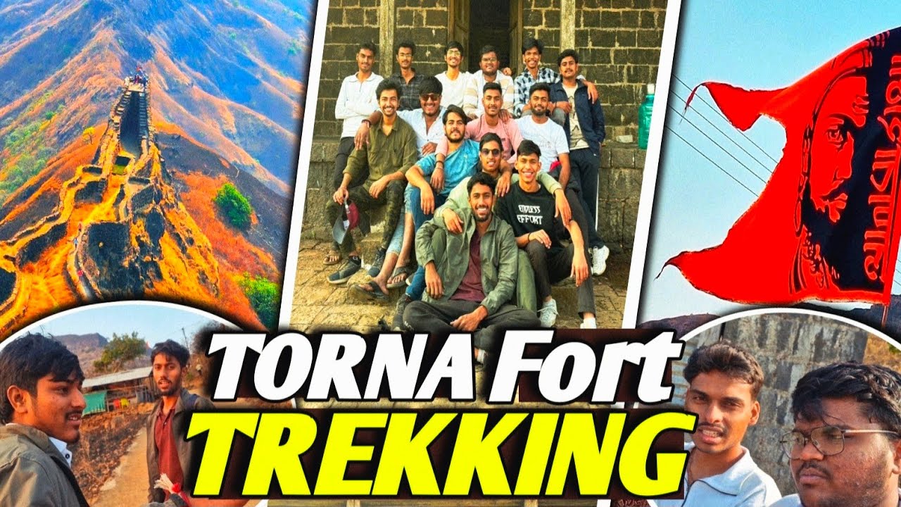 Night Ride to Torna Fort 😱 | Early Morning Trek + Friends Masti 🔥 Pune Vlog