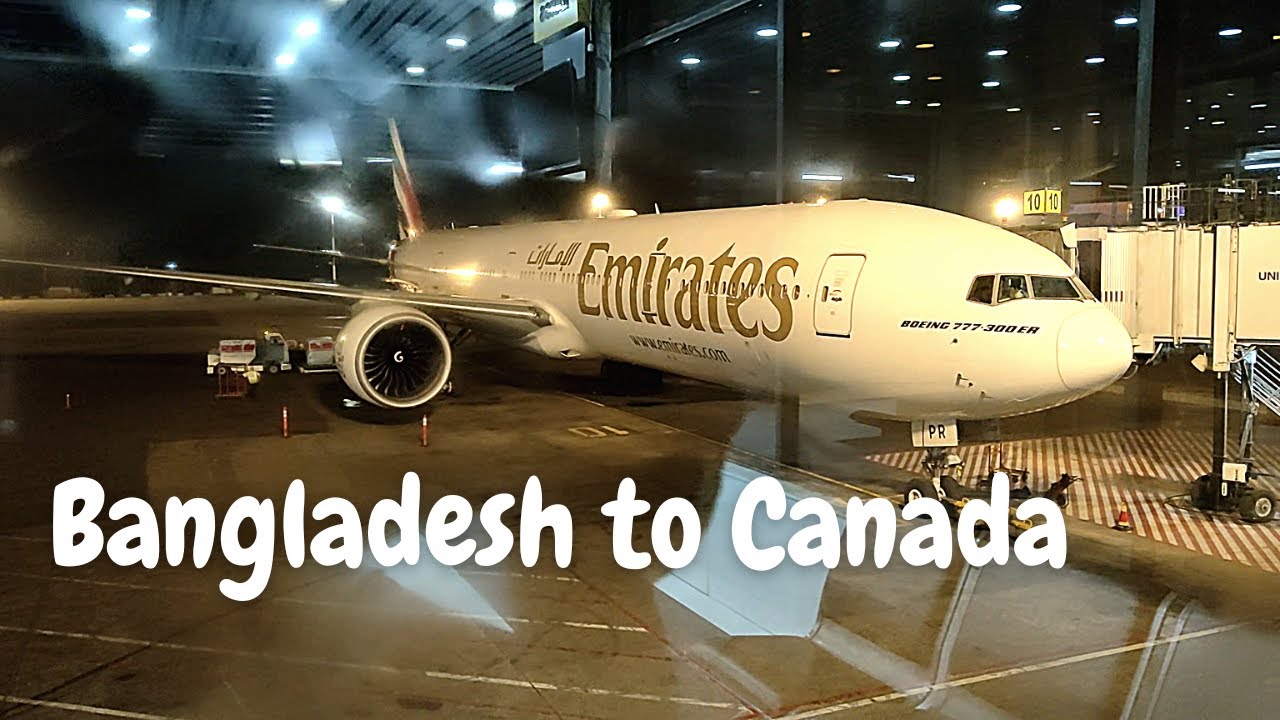 Canada Vlog-1: Bangladesh to Canada Travel | Dhaka to Toronto | Dhaka to Saskatchewan | Emirates