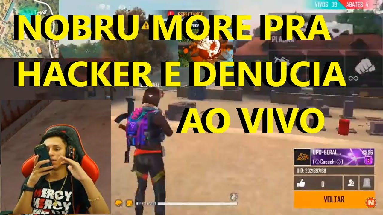 NOBRU MORRE PRA HACKER E MANDA AUDIO PRA GARENA DENUCIANDO